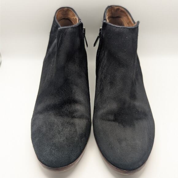 Sam Edelman Petty Black Suede Leather Ankle Zip Up Boots Women's Size 8 - Picture 2 of 9